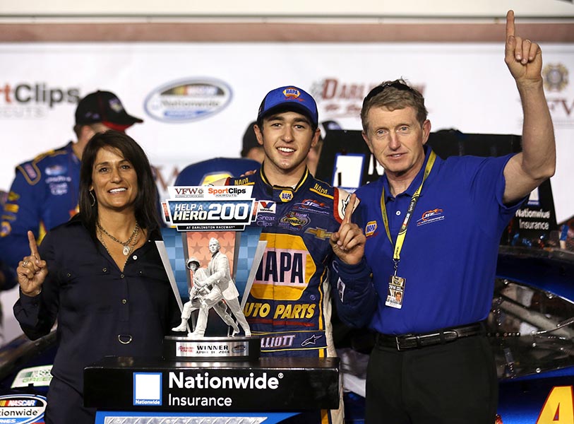 Back to Back Nationwide Series Wins